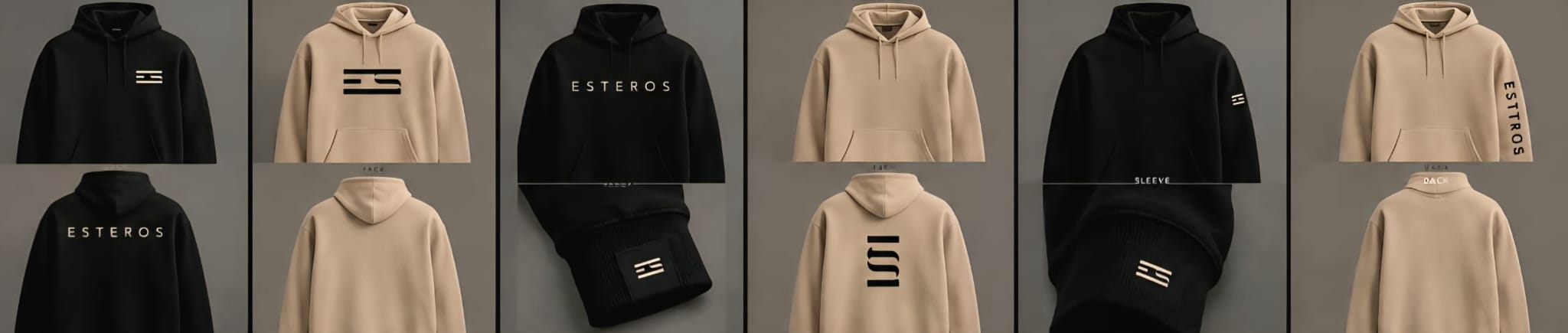 ES Lockup Black Hoodie